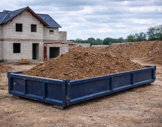 Odvoz zeminy ze stavby: jak vybrat správný kontejner a kolik to stojí